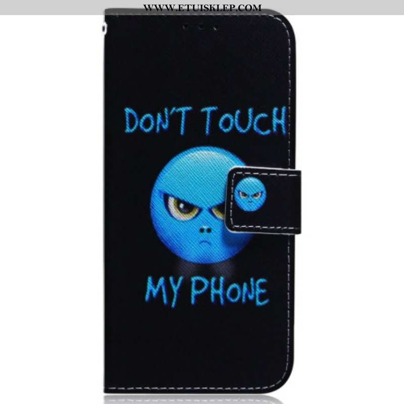 Etui Folio do Oppo Reno 8 Pro z Łańcuch Smycz Emoji Telefon